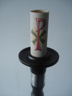 Vela Cêra Liquida com Pintura Oleo