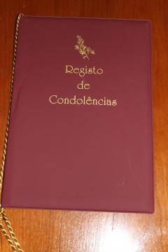 Livro Condolências Pvc