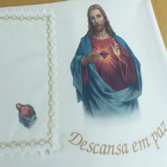 Lençol Minimate Estampado Sag. Coração Jesus